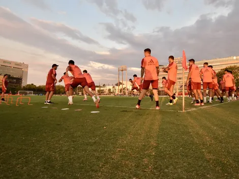 Lo que no se vio de la última práctica de River en Paraguay