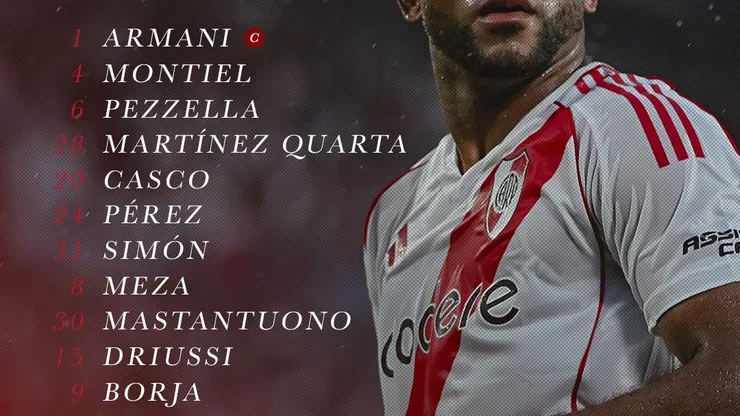El 11 de River.
