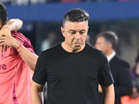 Gallardo se quedó en silencio y no buscó su medalla tras perder con Talleres