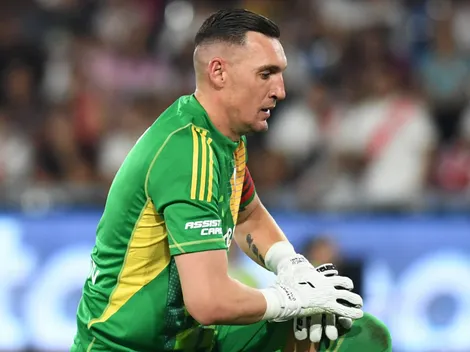 Al borde del llanto: la imagen de Armani que no se vio tras perder en los penales