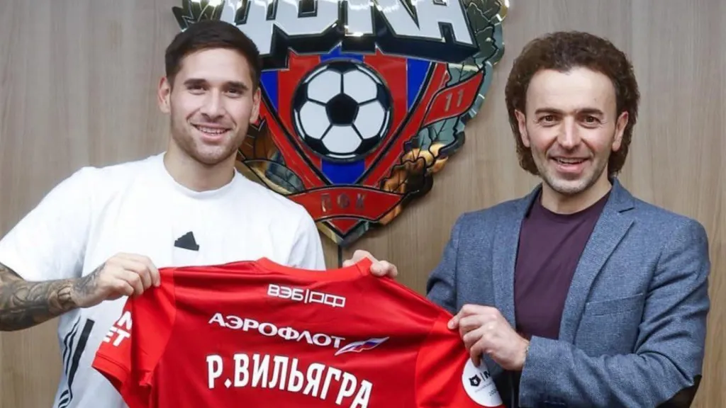 Rodrigo Villagra ya fue presentado oficialmente como refuerzo del CSKA hace algunos días.