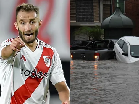 "Lo vamos a superar": el posteo de Germán Pezzella por las inundaciones en Bahía Blanca