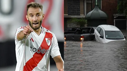 "Lo vamos a superar": el posteo de Germán Pezzella por las inundaciones en Bahía Blanca