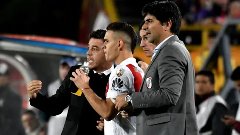 Borré recordó a Marcelo Gallardo.
