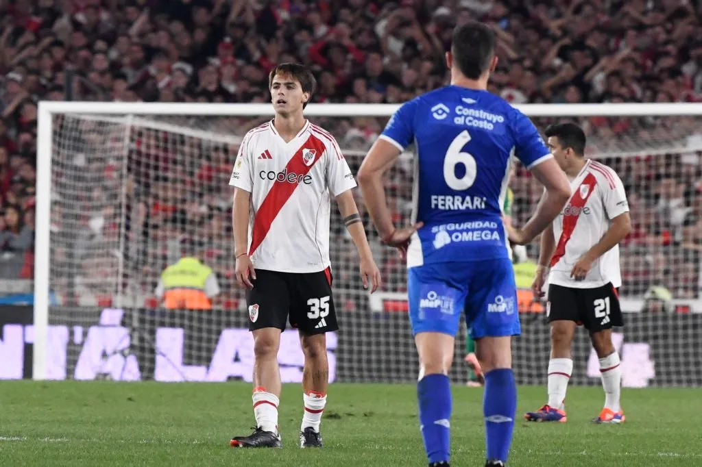 Giorgio Costantini debutó en River y ahora irá al Mundial.