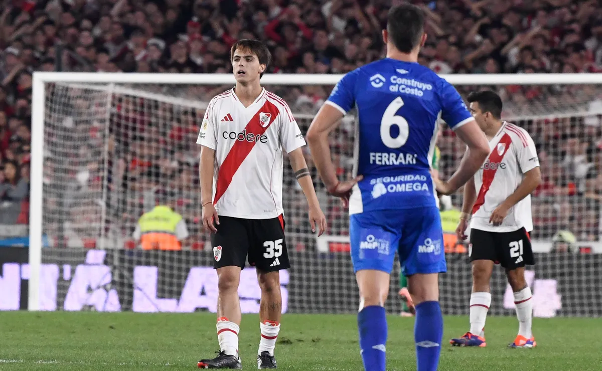 Giorgio Costantini debutó en River y ahora irá al Mundial.