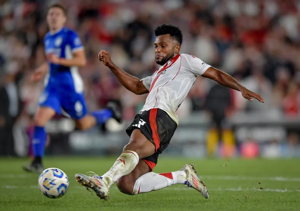 Borja no pudo gritar su gol ante Atlético Tucumán. (Getty)
