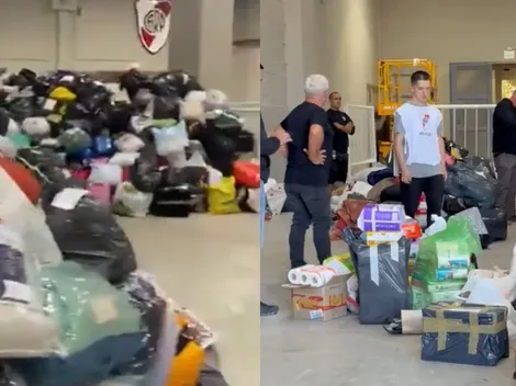 River sigue ayudando a Bahía Blanca: cómo donar, horarios y qué artículos se necesitan