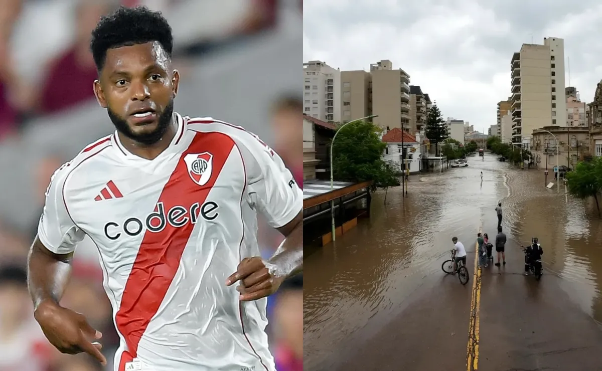 Borja se sumó a una campaña solidaria por Bahía Blanca con otro jugador de Primera