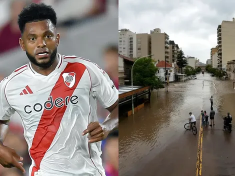 Borja se sumó a una campaña solidaria por Bahía Blanca con otro jugador de Primera