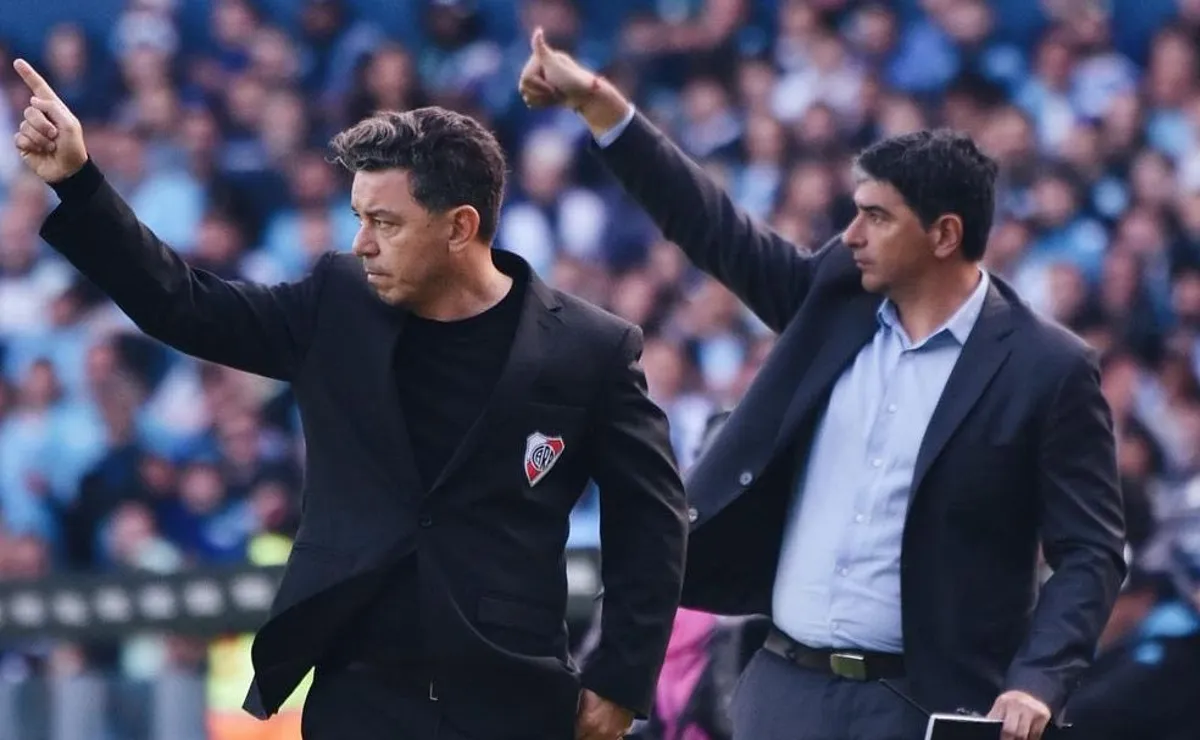 Gallardo y Biscay definen el once de River.