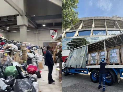River Solidario: saldrán seis camiones con más de 70 toneladas de donaciones para Bahía Blanca