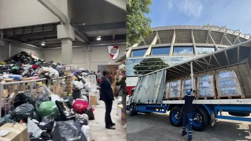 River Solidario: saldrán seis camiones con más de 70 toneladas de donaciones para Bahía Blanca