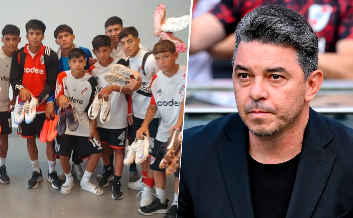El Muñeco y el plantel del Millonario tuvieron un gran gesto con los más chicos.