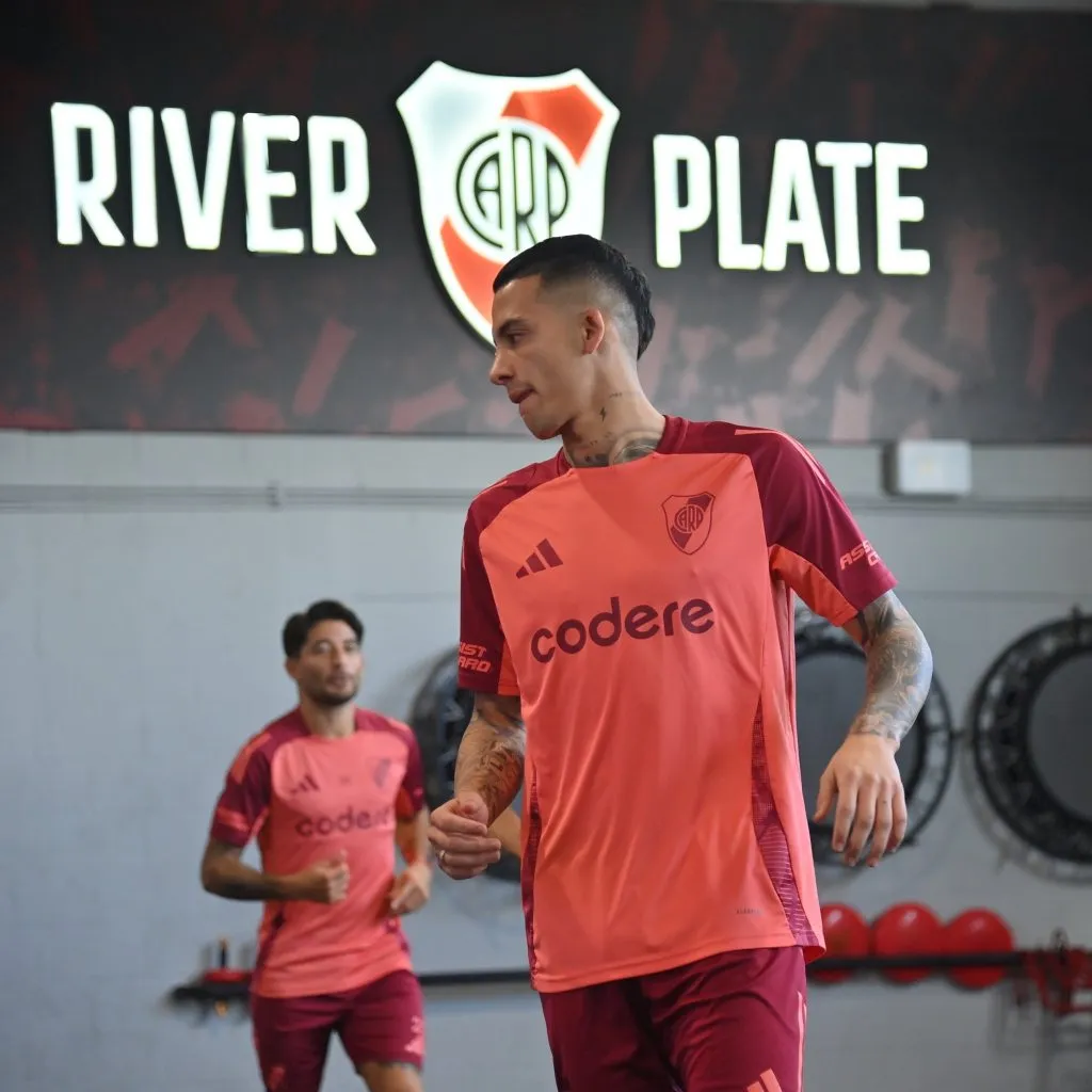 Castaño se quiere meter en el partido del sábado. (River prensa)