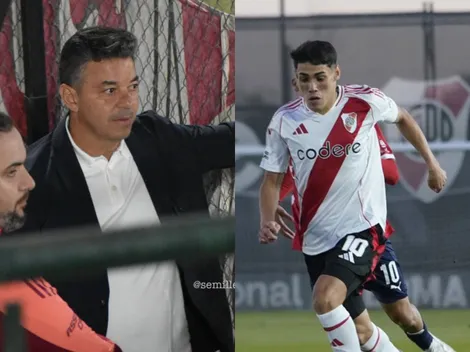 Bajo la atenta mirada de Gallardo, Lencina volvió a ser figura: ¿Concentra vs. Riestra?