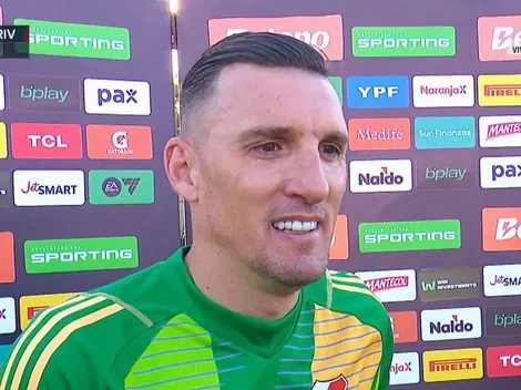 ¿Qué dijo? Armani fue positivo pese al empate ante Riestra