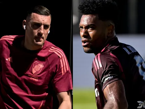 El apoyo de Armani para Borja luego de su gol errado vs. Riestra