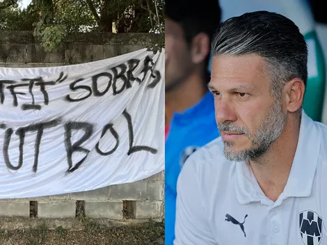 Demichelis no la pasa bien en México y le hicieron una polémica bandera