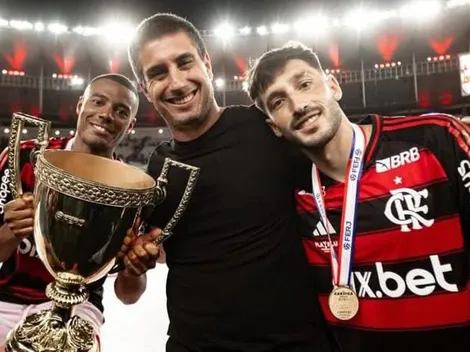 De la Cruz fue campeón del Torneo Carioca con Flamengo: su tercer título en Brasil