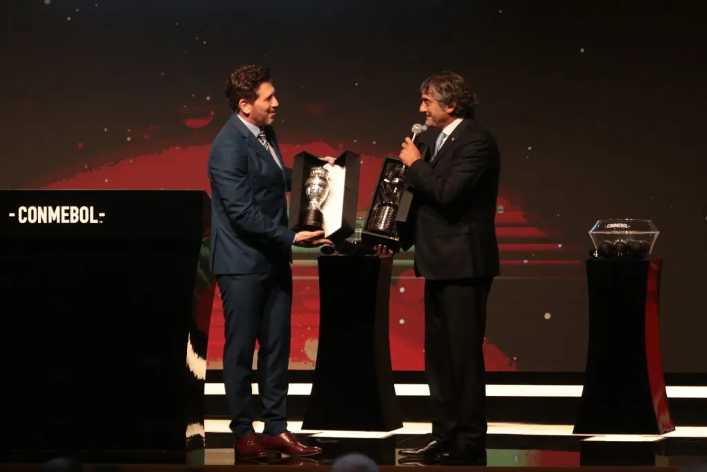 Enzo durante el sorteo de la Copa en 2024.