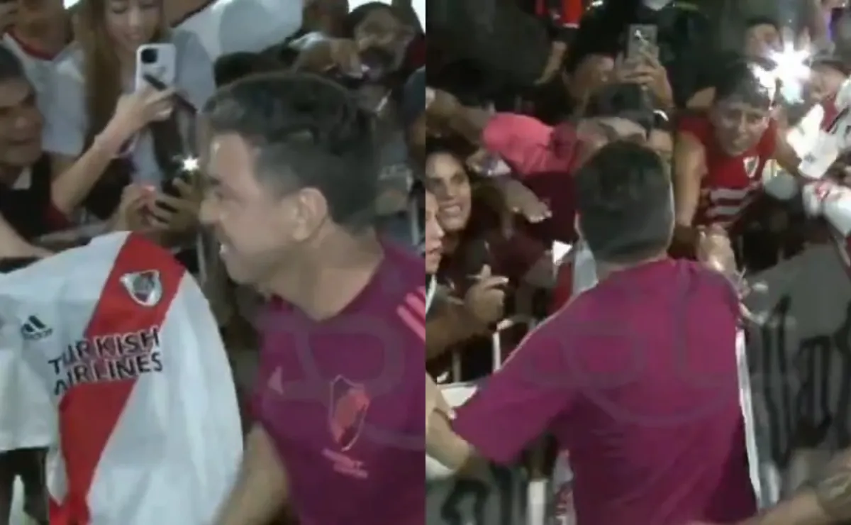 Locura por Gallardo en Santiago del Estero (Capturas ESPN).