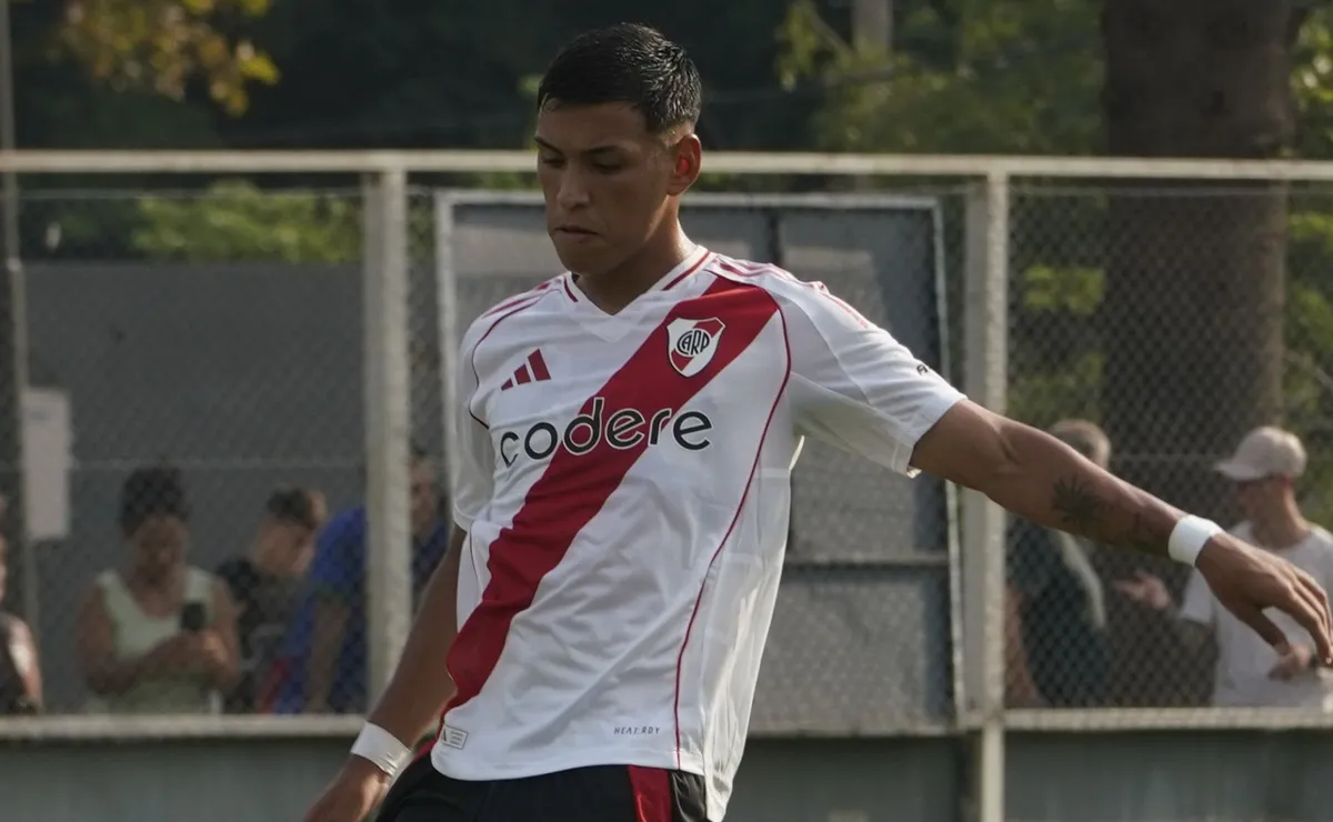 Ulises Giménez debutó en River.