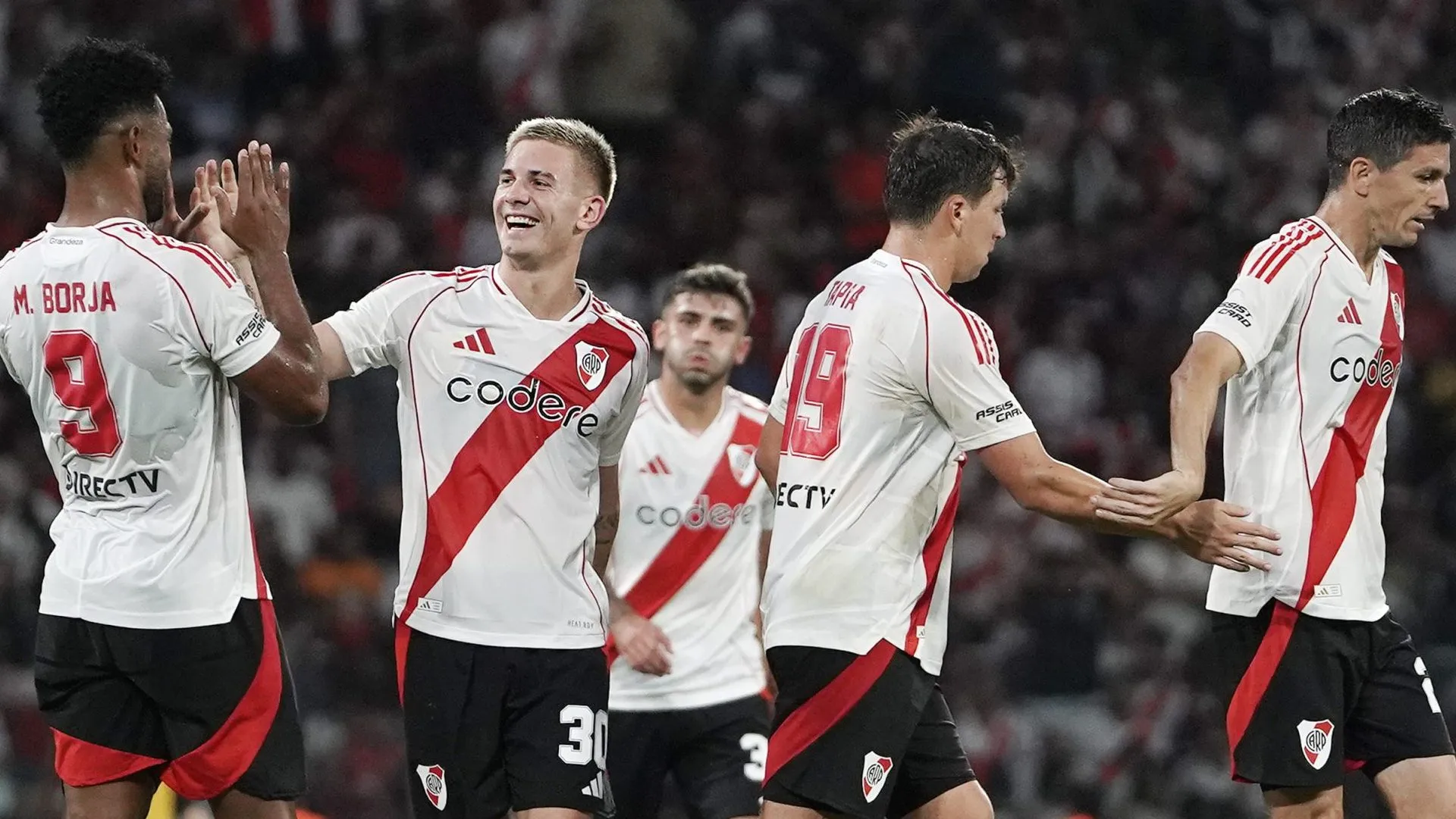 González Pirez y Mastantuono, los goles de River en el triunfo ante Ciudad Bolivar.