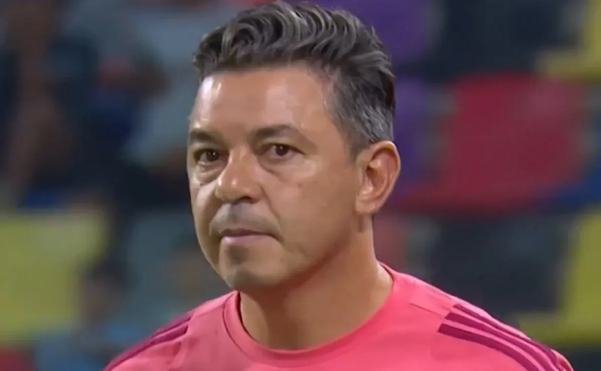 La cara de Gallardo ante el penal fallado de Borja.