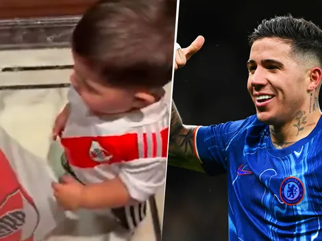 El video de los hijos de Enzo Fernández que es furor en River