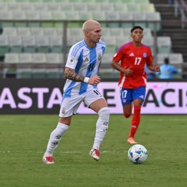 Mastantuono es de las figuras del Sub 20.