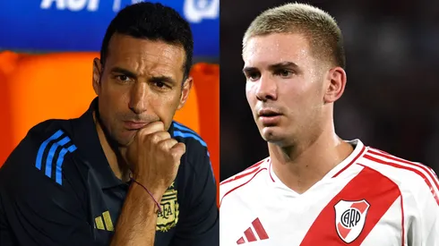 Scaloni habló de la chance de citar a juveniles como Mastantuono.