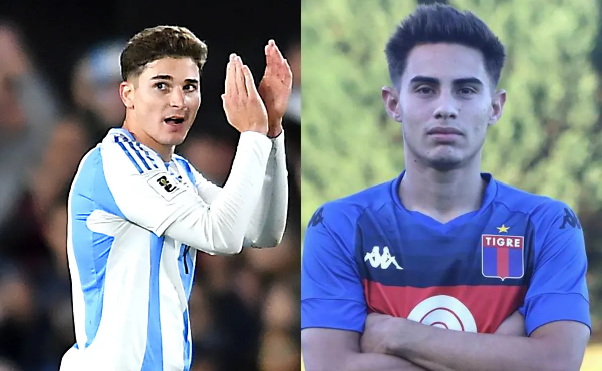 Julián Álvarez se reencontró con Seba Medina.
