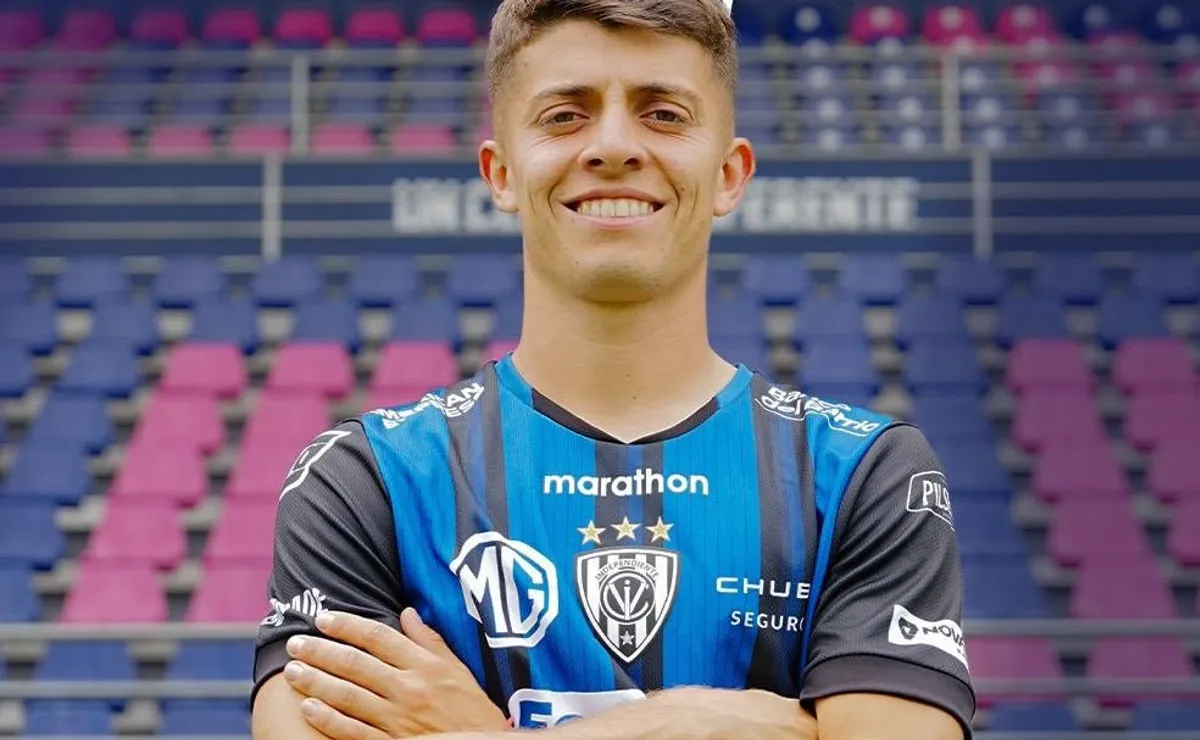 Santamaría fue presentado en Independiente del Valle.
