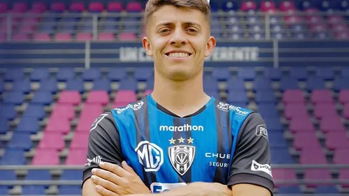 Santamaría fue presentado en Independiente del Valle.