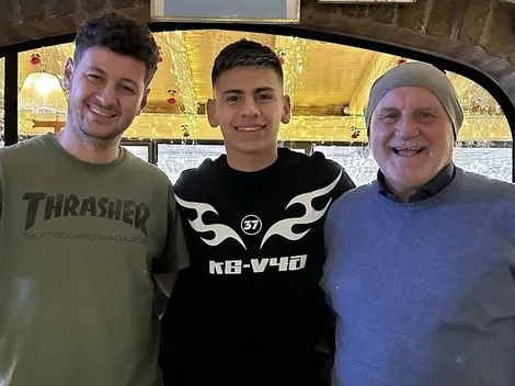 Echeverri comió en un restorán identificado con Lazio: ¿un guiño?