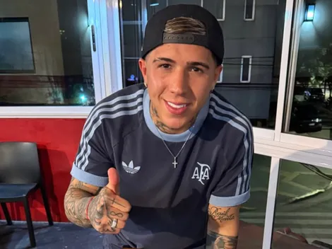 Enzo Fernández fue a un bodegón cerca del Monumental y causó una revolución