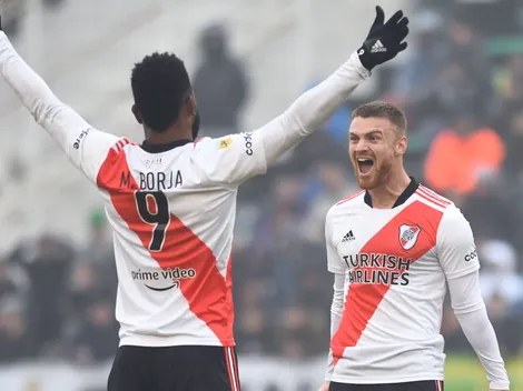 Beltrán analizó el presente de Borja y llevó tranquilidad a River