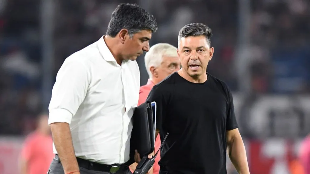 Gallardo prepara el partido vs. Sarmiento con un solo entrenamiento. (Getty Images)