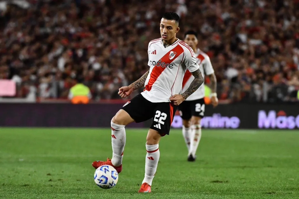 Castaño debutó oficialmente con la camiseta de River. (Prensa River)