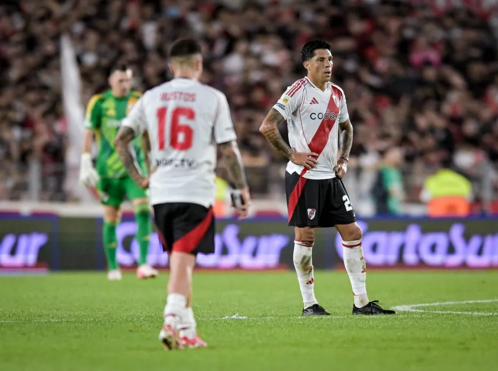 La cara de Enzo Pérez lo dijo todo.