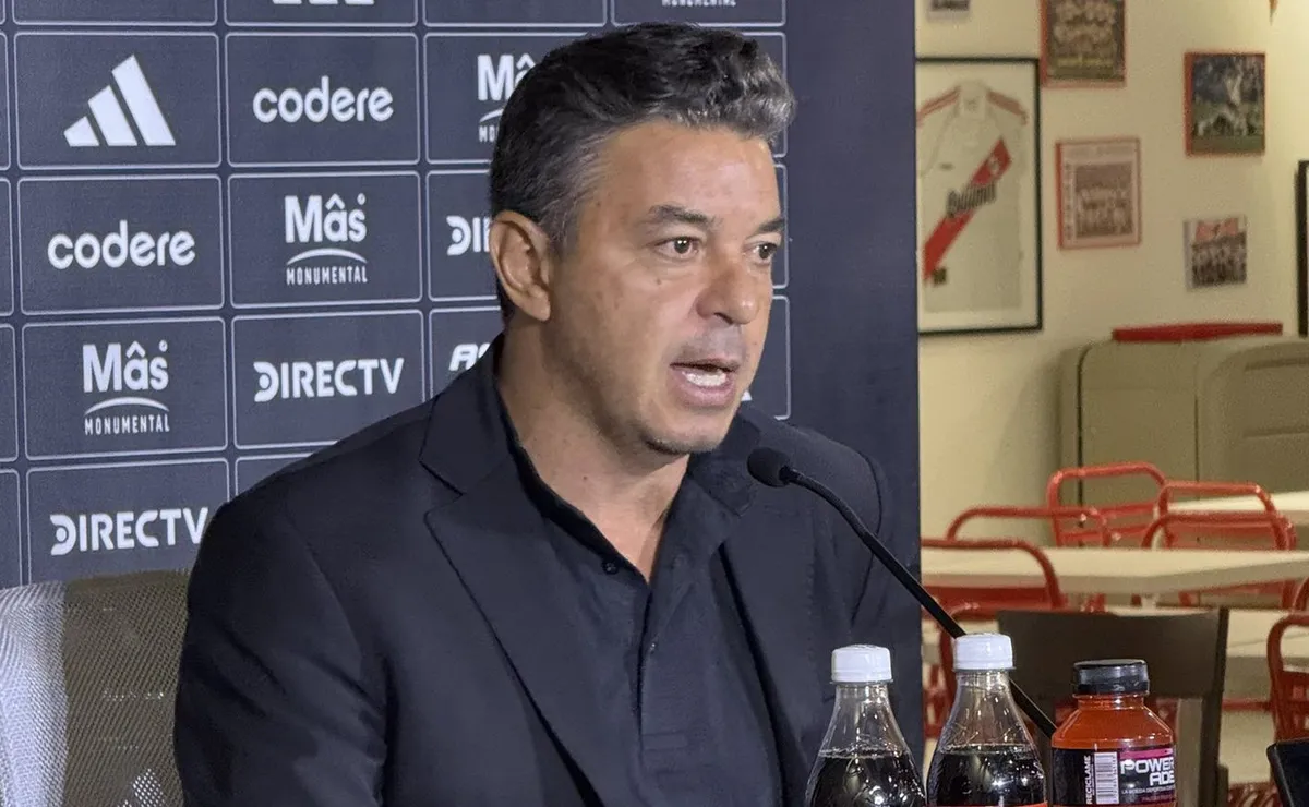 Gallardo se refirió al ajustado calendario de River (Foto: Juan Balbi).