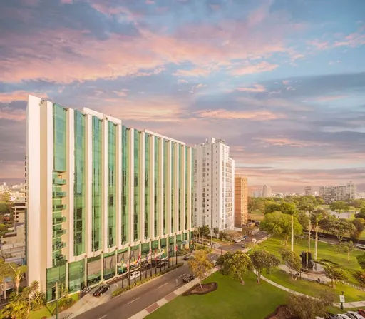 El hotel en el que se alojará River (Foto: Hotel Delfines)