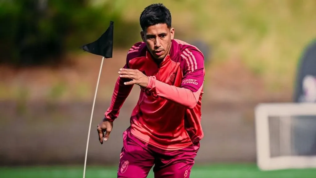 Meza tiene una tendinitis que preocupa de cara a la Libertadores y el Superclásico.