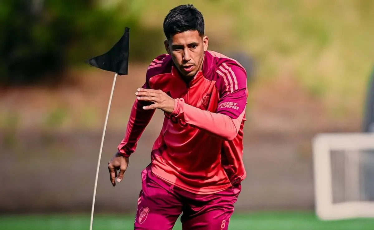 Meza tiene contrato con River hasta diciembre de 2026.