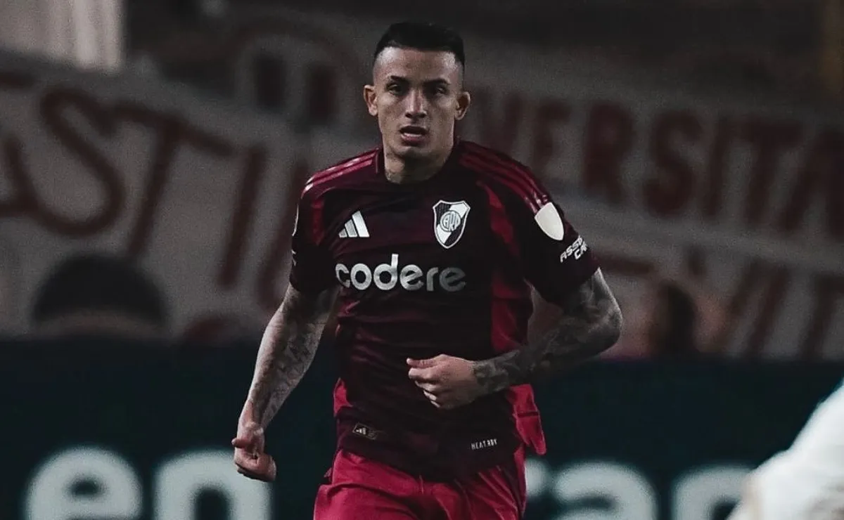 Castaño ya es una fija en el once de River y este jueves ante Barcelona volverá a ser titular.