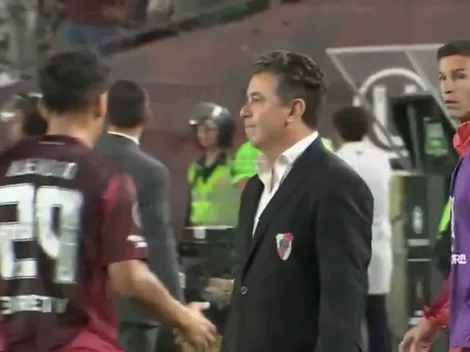 No se vio: el fuerte enojo de Gallardo con Aliendro tras el partido