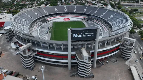 Así estará el césped del Monumental