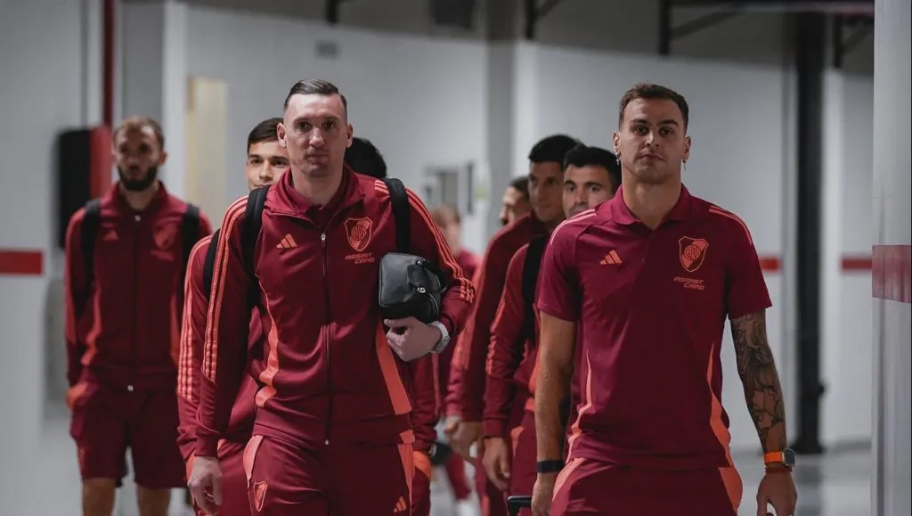 González Pírez se mete en el once. Foto: Prensa River.