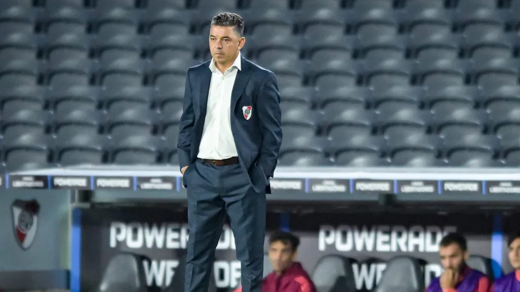 Gallardo no se dejó llevar por los comentarios negativos de su River. (Getty Images)